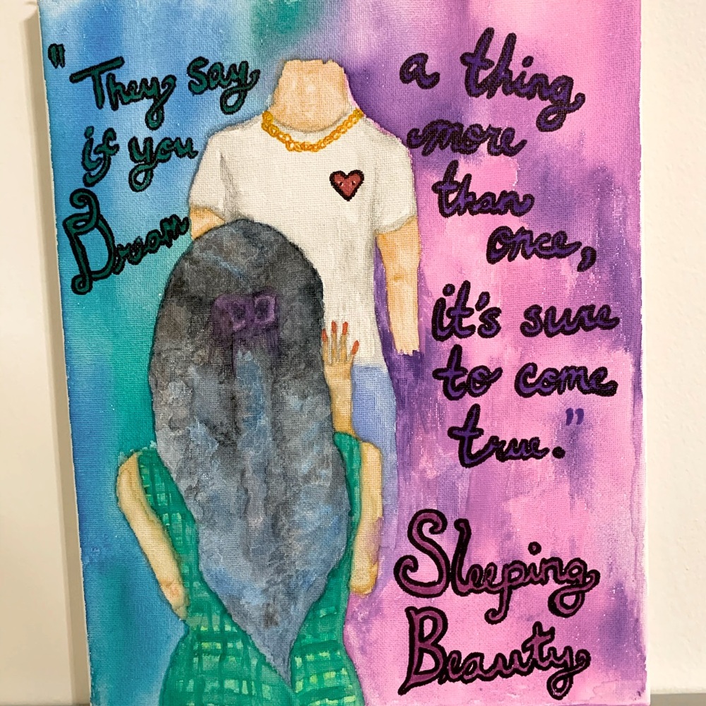 💓🦋 “Sleeping Beauty” Painting